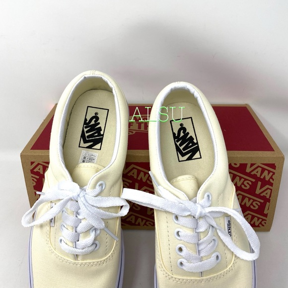 💖MEGA SALE💖 VANS Era Classic White Cream Women’s Canvas Size 6.5 VN0A4U39FRL - Picture 5 of 9